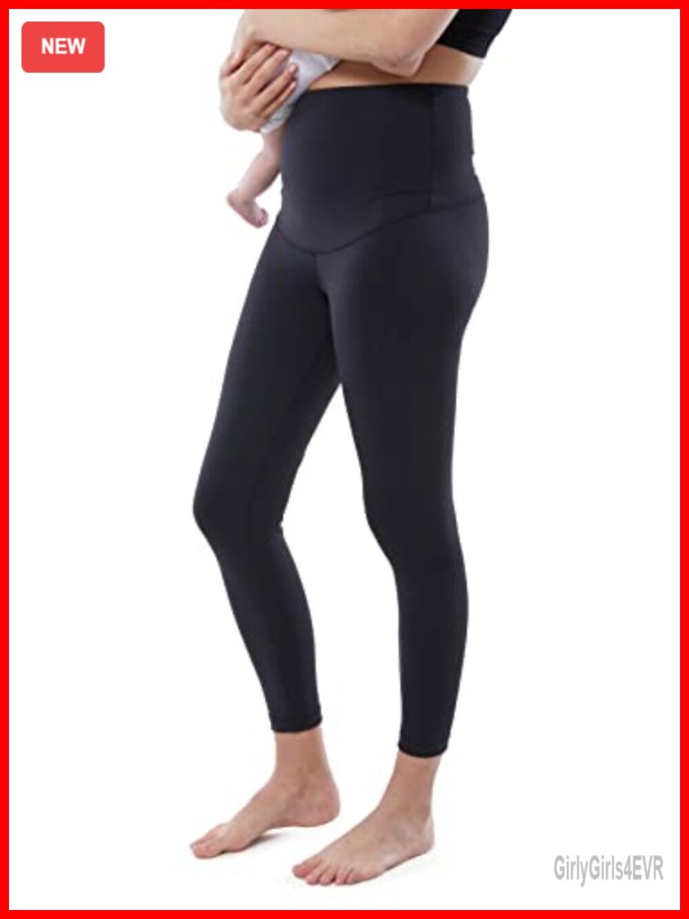 Postpartum Compression Leggings High Waisted Tummy Control